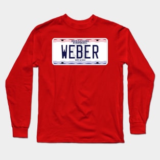 Missouri Weber Grill vanity License plate Long Sleeve T-Shirt